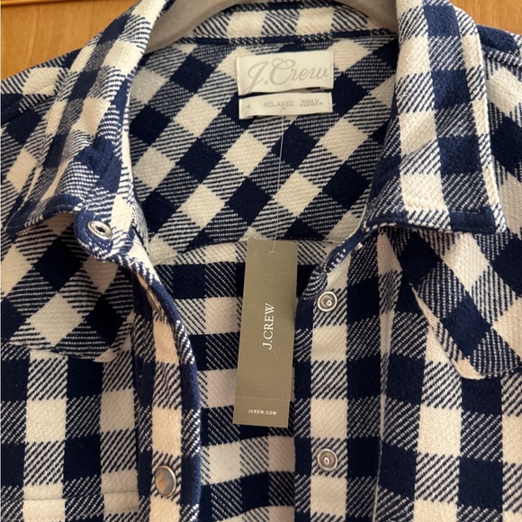 J. Crew Top Shirt Jacket - Picture 2 of 9